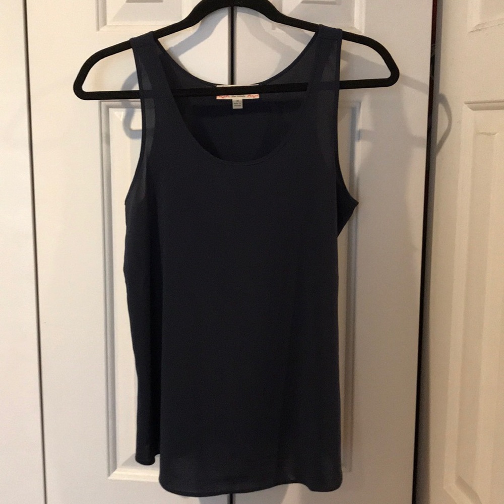 Blue tank
